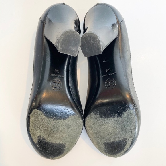 Authentic CHANEL Black Heels - Picture 6 of 6